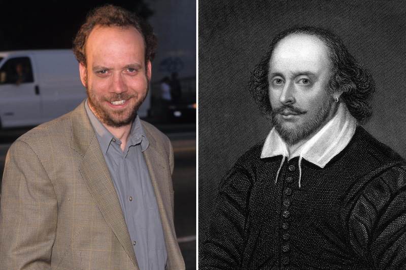 Paul Giamatti and William Shakespeare | Alamy Stock Photo by Globe Photos/ZUMAPRESS & Robert Harding World Imagery