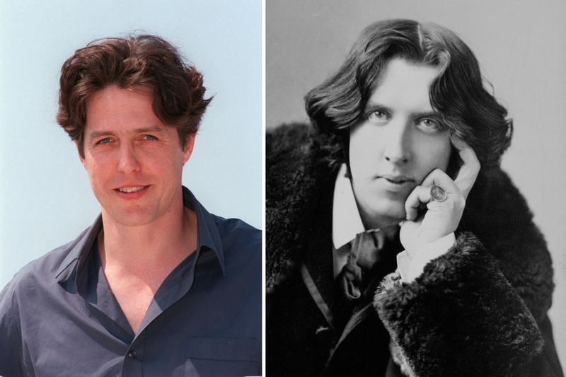 Hugh Grant and Oscar Wilde | Featureflash Photo Agency/Shutterstock & Alamy Stock Photo by GL Archive