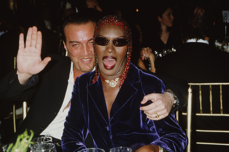 Grace Jones and Atila Altaunbay | Getty Images Photo by Rose Hartman