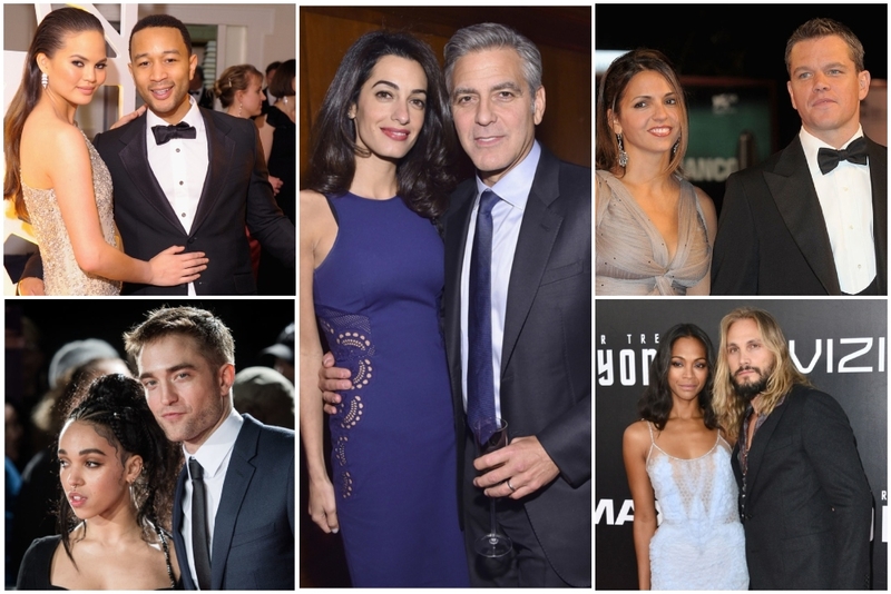 Take a Look at These Stunning and Inspiring Mixed Celebrity Couples | Getty Images Photo by Michael Loccisano & Samir Hussein/WireImage & Mike Coppola & Dominique Charriau/WireImage & Araya Doheny/WireImage